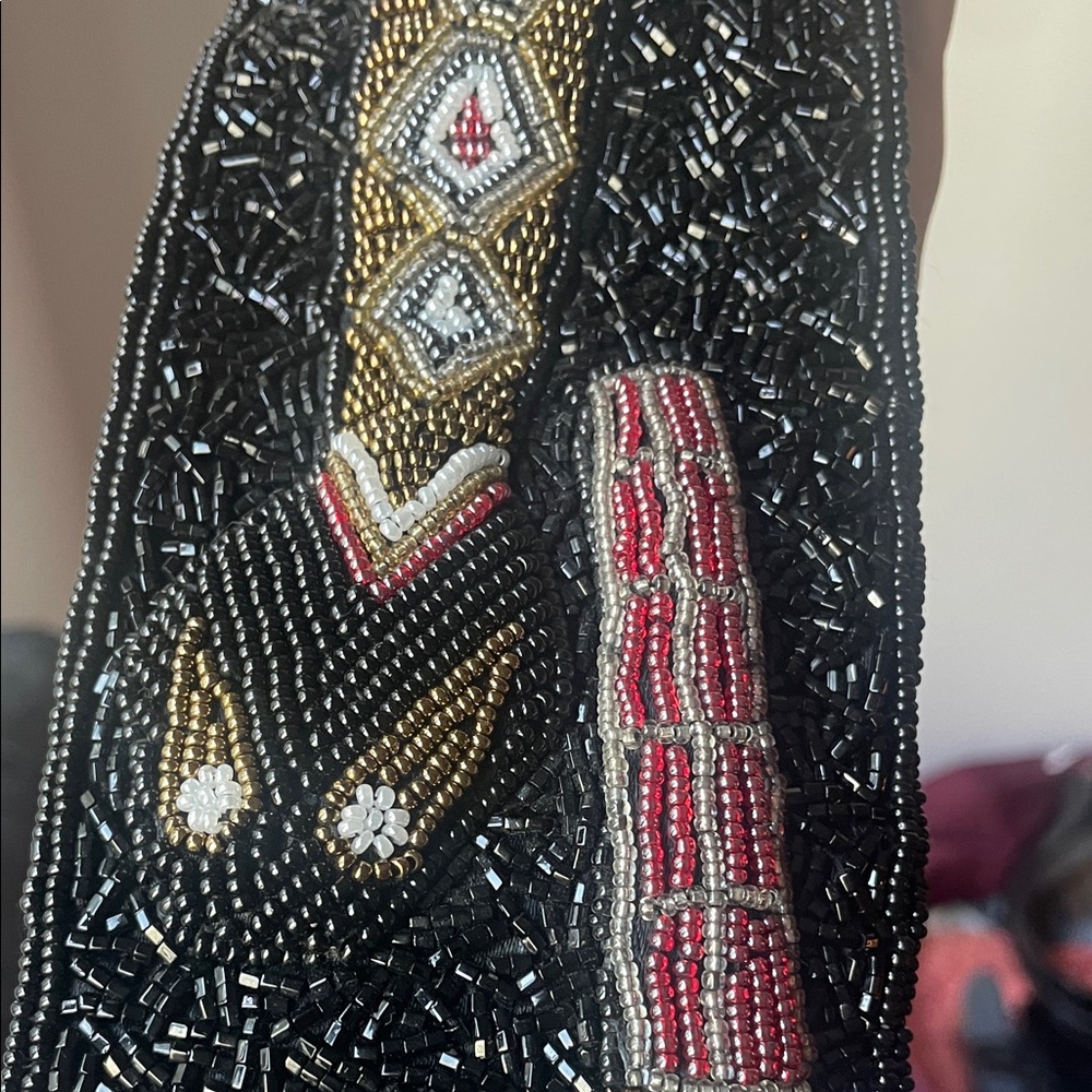 Elegant Beaded Snake Belt